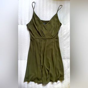NWT - Express Mini Dress - Olive Green